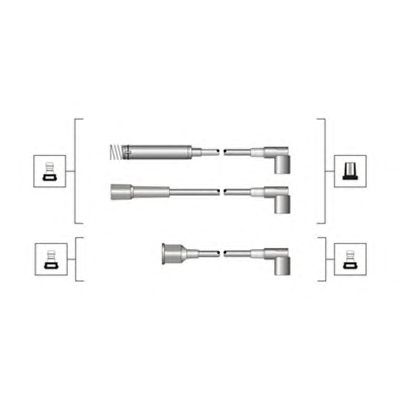 MAGNETI MARELLI 941319170009 -  Комплект проводов зажигания